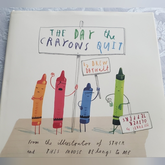 48 Crayons, 10 Markers, And "The Day The Crayons Quit" Book - Picture 6 of 9